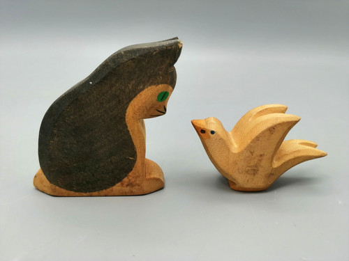 Ostheimer holzfiguren katze - ostheimer,