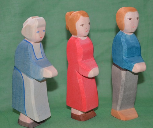 Ostheimer holzfigur menschen - ostheimer, holzfigur,